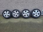 4 Alu Ford velgen 16" 5x108 met banden 205 55 16, Auto-onderdelen, Banden en Velgen, Ophalen, Gebruikt, 16 inch, 205 mm