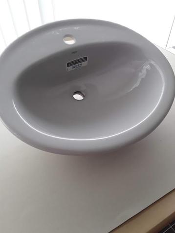 Lavabo Roca Java porselein licht grijs nieuw in verpakking beschikbaar voor biedingen