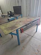 metalen werkbank 1,66 m op 70 cm 82 cm hoog blad 1 cm dik, Doe-het-zelf en Bouw, Ophalen, Gebruikt