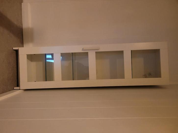 Witte opbergkast, Huis en Inrichting, Kasten | Stellingkasten, Zo goed als nieuw, Ophalen