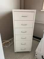 Ikea HELMER metalen ladeblok op wielen, Ophalen, Minder dan 50 cm, 5 laden of meer, Zo goed als nieuw