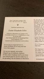 Zister Gillis Elisabeth, Verzenden, Bidprentje
