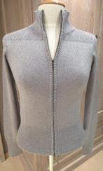 InWear zilveren cardigan met rits, mt Medium, Kleding | Dames, Truien en Vesten, Inwear, Verzenden, Zo goed als nieuw, Grijs