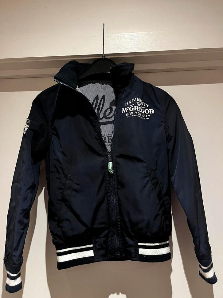 Bomber blauw Mc Gregor jongens 6 j, Kinderen en Baby's, Kinderkleding | Maat 176, Zo goed als nieuw, Verzenden