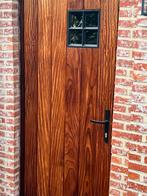 Buitendeur hardhout, Doe-het-zelf en Bouw, Ophalen, 80 tot 100 cm, 200 tot 215 cm, Hout