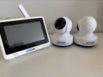 Luvion Babyfoon met 2 Camera’s ook op wifi / App, Ophalen, Gebruikt, 250 meter of meer, Terugspreekfunctie