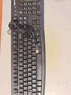 Logitech bedraad toetsenbord - AZERTY BE, Computers en Software, Toetsenborden, Ophalen, Gebruikt, Logitech, Azerty