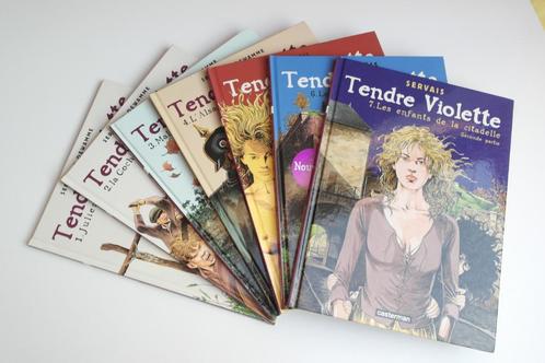 Série Bd TENDRE VIOLETTE (couleur) tomes 1 à 7 (EO ttbe), Boeken, Stripverhalen, Gelezen, Complete serie of reeks, Ophalen of Verzenden
