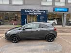 Opel Corsa E 3D Black Edition 1.2 Benzine, Auto's, Voorwielaandrijving, Stof, Gebruikt, Euro 6