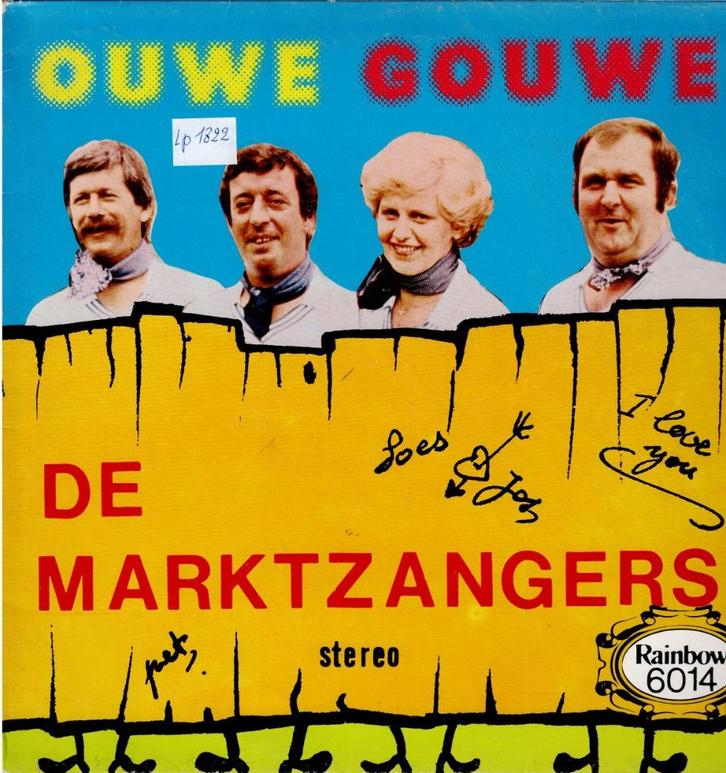 Vinyl, LP    /   De Marktzangers – Ouwe Gouwe Van De Marktza, Cd's en Dvd's, Vinyl | Overige Vinyl, Overige formaten, Ophalen of Verzenden