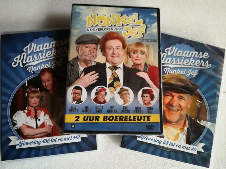 dvd's nonkel jef uit te kiezen, Cd's en Dvd's, Dvd's | Tv en Series, Nieuw in verpakking, Ophalen of Verzenden