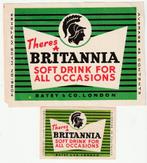 BRITANNIA  pak en etiket    groen, Collections, Articles de fumeurs, Briquets & Boîtes d'allumettes, Boîtes ou marques d'allumettes