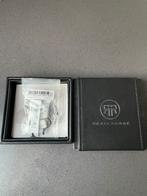 Rebel & Rose, zilveren ring met onyx steen. 1x aangedaan, Handtassen en Accessoires, Ringen, Ophalen, IJzer of Staal, Heer, Nieuw