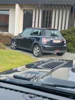 Mini Cooper diesel Hatchback, bwj.2008, panoramisch dak, Auto's, Voorwielaandrijving, Stof, Zwart, Blauw