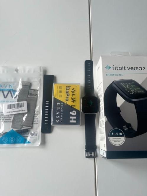 Montre connectée FITBIT Versa 2, Handtassen en Accessoires, Smartwatches, Gebruikt, Zwart, Ophalen