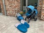 Duo buggy-koets, Kinderen en Baby's, Kinderwagens en Combinaties, Ophalen, Gebruikt, Kinderwagen