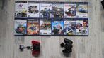 Playstation 2 + games en controllers, Ophalen, Gebruikt, Met games, Met 2 controllers