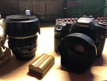 canon 40d met kitlens  17-85 mm en een 50 mm 1.8 stm  beschikbaar voor biedingen
