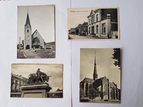 Un lot de 4 anciennes cartes postales de Belgique neuves, Collections, Cartes postales | Belgique, Non affranchie, Liège, 1940 à 1960