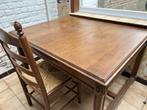 vintage tafel eiken uitschuifbaar, Antiek en Kunst, Ophalen