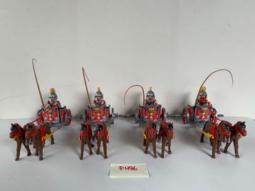 PLAYMOBIL P496: LOT 4 ROMEINSE STRIJDWAGENS - SET 5391 beschikbaar voor biedingen