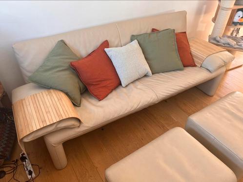 Canapé Jori - Linea avec poufs, Huis en Inrichting, Zetels | Zetels, Gebruikt, Rechte bank, Driepersoons, 200 tot 250 cm, 75 tot 100 cm