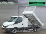 Iveco Daily 35C14 Kipper met Kist 3500kg trekhaak Airco Crui, Auto's, Bestelwagens en Lichte vracht, Gebruikt, Euro 6, Iveco, Wit