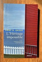 L'héritage impossible, Ophalen of Verzenden, Zo goed als nieuw, Anne B. Ragde