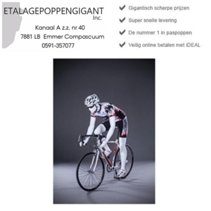 Etalagepoppen/Mannequins Nieuw in Race /Mountainbike Houding, Sport en Fitness, Wielrennen, Nieuw, Overige typen, Ophalen of Verzenden