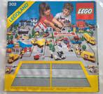 Lego 302 - Panneaux de signalisation vintage - 2 rues droite, Ensemble complet, Lego, Utilisé, Enlèvement ou Envoi