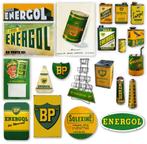 achete plaque émaillée BP energol bidon huile, Enlèvement, Utilisé, Panneau publicitaire
