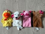 Dierenhandpoppen (4 stuks), Kinderen en Baby's, Ophalen of Verzenden, Nieuw, Overige typen