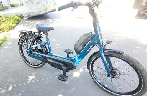 gazelle fiets easy flow lage instap en voeten op de grond, Fietsen en Brommers, Elektrische fietsen, Zo goed als nieuw, Gazelle