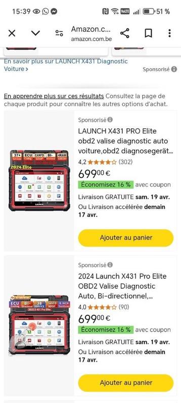 Diagnostic neuf Launch X431Pro Elite, Enlèvement ou Envoi, Neuf