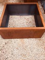 Jardiniere en 3 mm d’epaisseur acier corten, Ophalen, Zo goed als nieuw, Tuin