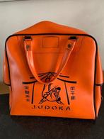 vintage oranje judotas, Sport en Fitness, Vechtsporten en Zelfverdediging, Ophalen, Gebruikt, Judo, Vechtsportmaterialen