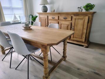Eetplaats massief eik, Enlèvement, Comme neuf, Landelijk