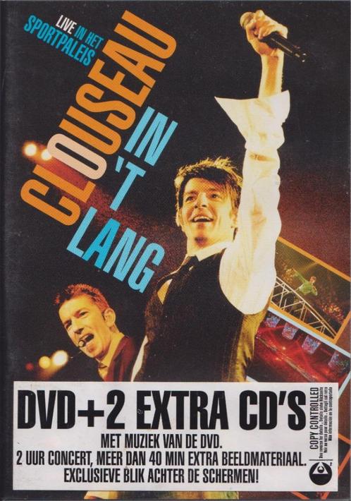 Clouseau – In ‘t Lang “Live in Sportpaleis - DVD + 2 CD’s, CD & DVD, DVD | Musique & Concerts, Utilisé, Musique et Concerts, Tous les âges