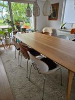 design stoelen van Carsten Buhl, 3 witte en 3 bruine, Huis en Inrichting, Gebruikt, Ophalen of Verzenden