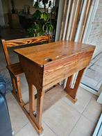 Vintage houten schoolbank, Huis en Inrichting, Ophalen