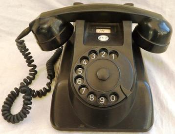 Telefoon Tafelmodel, HEEMAF, Type 1955, PTT, bakeliet, 1960s beschikbaar voor biedingen