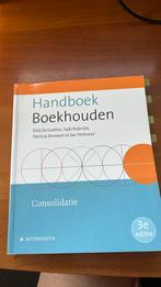 Handboek boekhouden Consolidate, Boeken, Studieboeken en Cursussen, Ophalen of Verzenden, Zo goed als nieuw