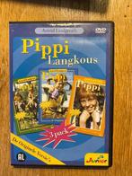 Pippi Langkous - DVD met 3 films, Gebruikt, Ophalen of Verzenden, Film