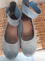 Schoenen met enkelriempje, Sergio Rossi, Blauw, Gedragen, Ballerina's