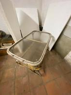 Rotan bijzettafeltje, Huis en Inrichting, Ophalen, Minder dan 45 cm, Gebruikt, 55 tot 75 cm