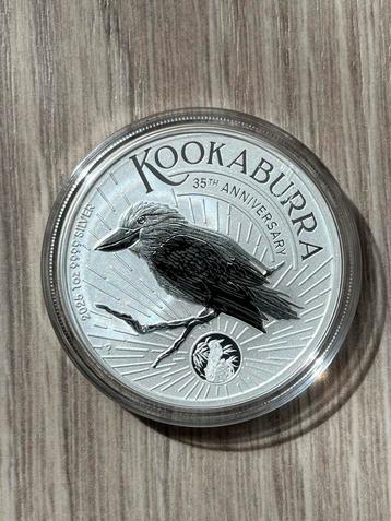 Kookaburra 2025 35th anniversary 1oz zillveren munt beschikbaar voor biedingen