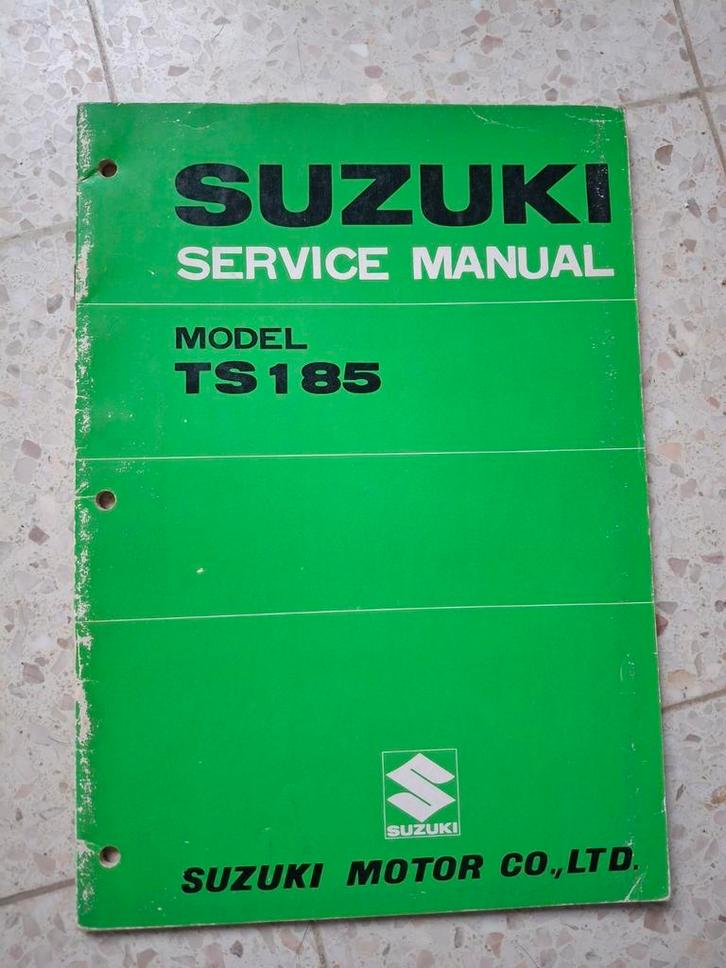 Suzuki TS185 Service Manual, Motoren, Handleidingen en Instructieboekjes, Suzuki, Ophalen of Verzenden
