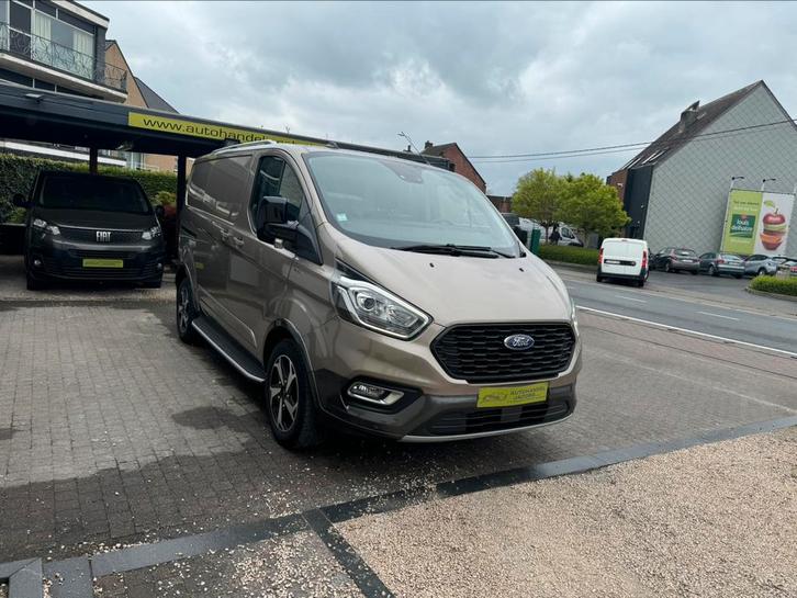 FORD TRANSIT CUSTOM * ACTIVE * GPS * CAMERA * 23500+, Auto's, Bestelwagens en Lichte vracht, Bedrijf, Te koop, ABS, Achteruitrijcamera