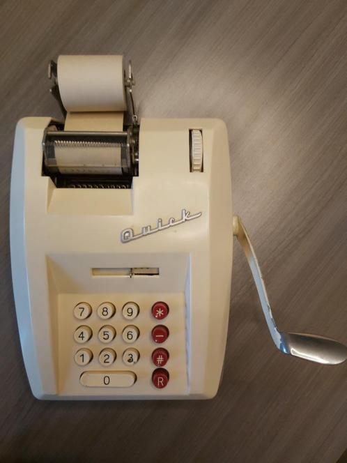 Mechanisch rekenmachine Quick, Antiek en Kunst, Antiek | Kantoor en Zakelijk, Ophalen of Verzenden