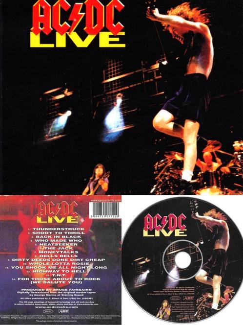 CD ACDC live in perfecte staat., Cd's en Dvd's, Cd's | Hardrock en Metal, Zo goed als nieuw, Ophalen of Verzenden